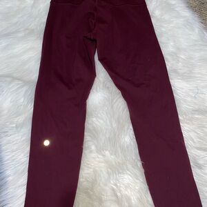 Lululemon Athletica Burgundy Align Leggings - Size 10
